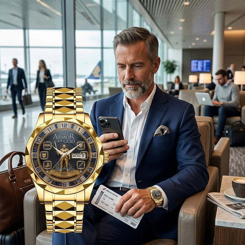 The Armor of God Collection: Personalized Luxury Men’s Watches by CHRISTIANARTBAG CAB01053026