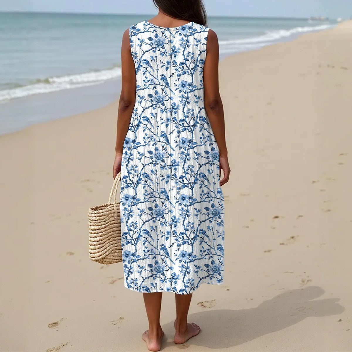 Personalized Christian Floral Summer Dress – Armor of God Women’s Maxi Dress