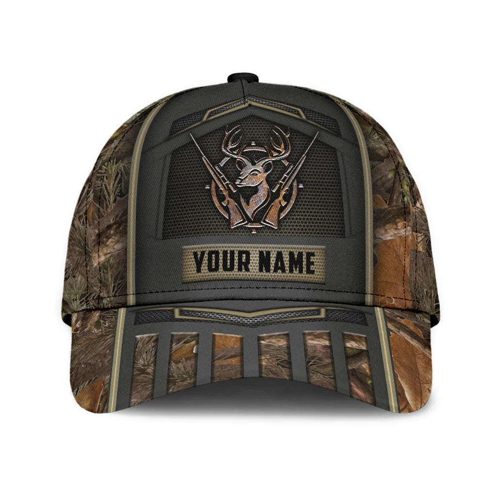 Christianartbag Hat, Personalized Name Classic Cap with Hunter Baseball Design, Personalized Hat, Christian Hat, CABHAT05141223. - Christian Art Bag
