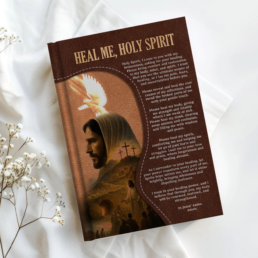 Personalized Leather Prayer Notebook – Christian Journal with Bible Verses | CHRISTIANARTBAG