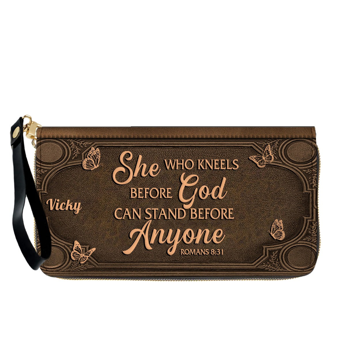 Custom Scripture Leather Tote & Wallet Set | Personalized Faith Gifts by CHRISTIANARTBAG CAB01042026