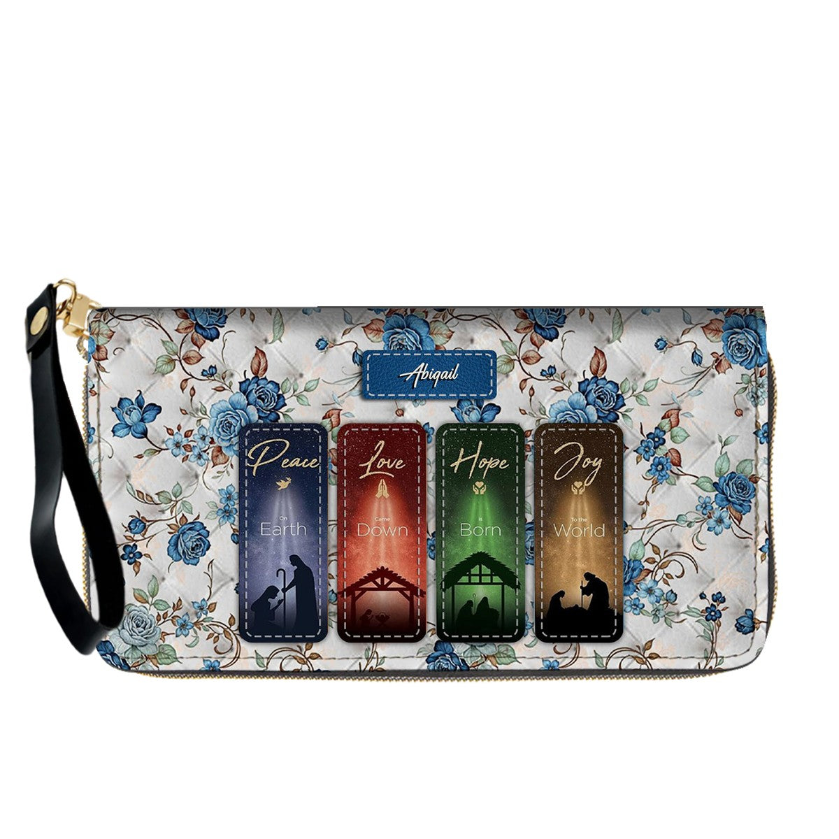 CHRISTIANARTBAG Custom Bible Verse Leather Handbag Set – Personalized Christian Tote Bag & Wallet for Women, Faith-Inspired Gift