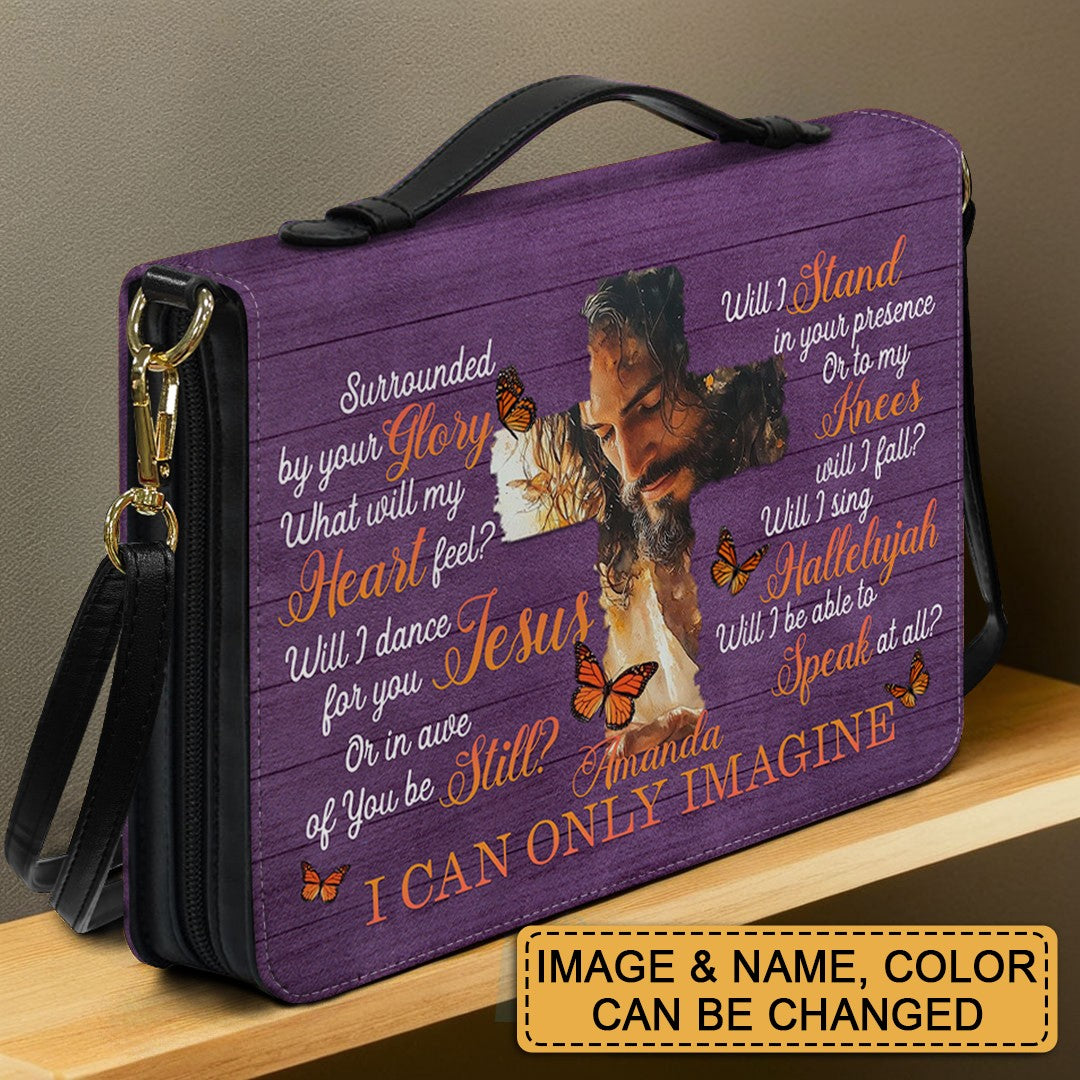 CHRISTIANARTBAG Bible Cover - I Can Only Imagine – Custom Name, Image, Color - Personalized Bible Cover – CHRISTIANARTBAG Gift for Christians