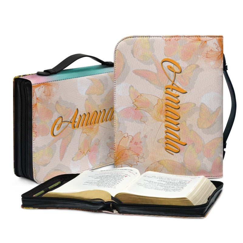 Christianartbag Bible Cover, To My Daughter From Mom Bible Cover, Personalized Bible Cover, Art Design Bible Cover, Christian Gifts, CAB19071223. - Christian Art Bag
