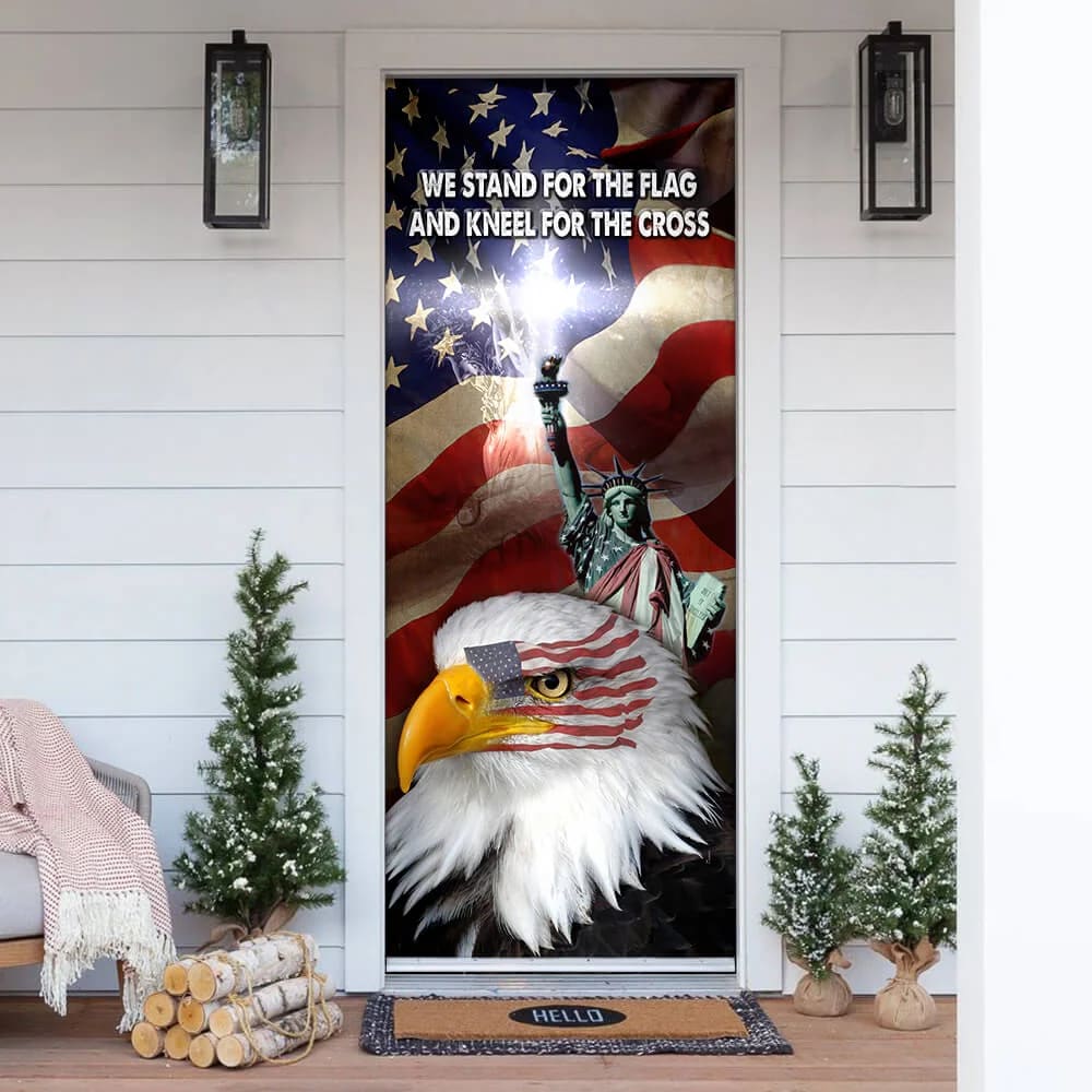 Christianartbag Door Cover, United We Stand, Religious Door Decorations, Christian Home Decor - Christian Art Bag