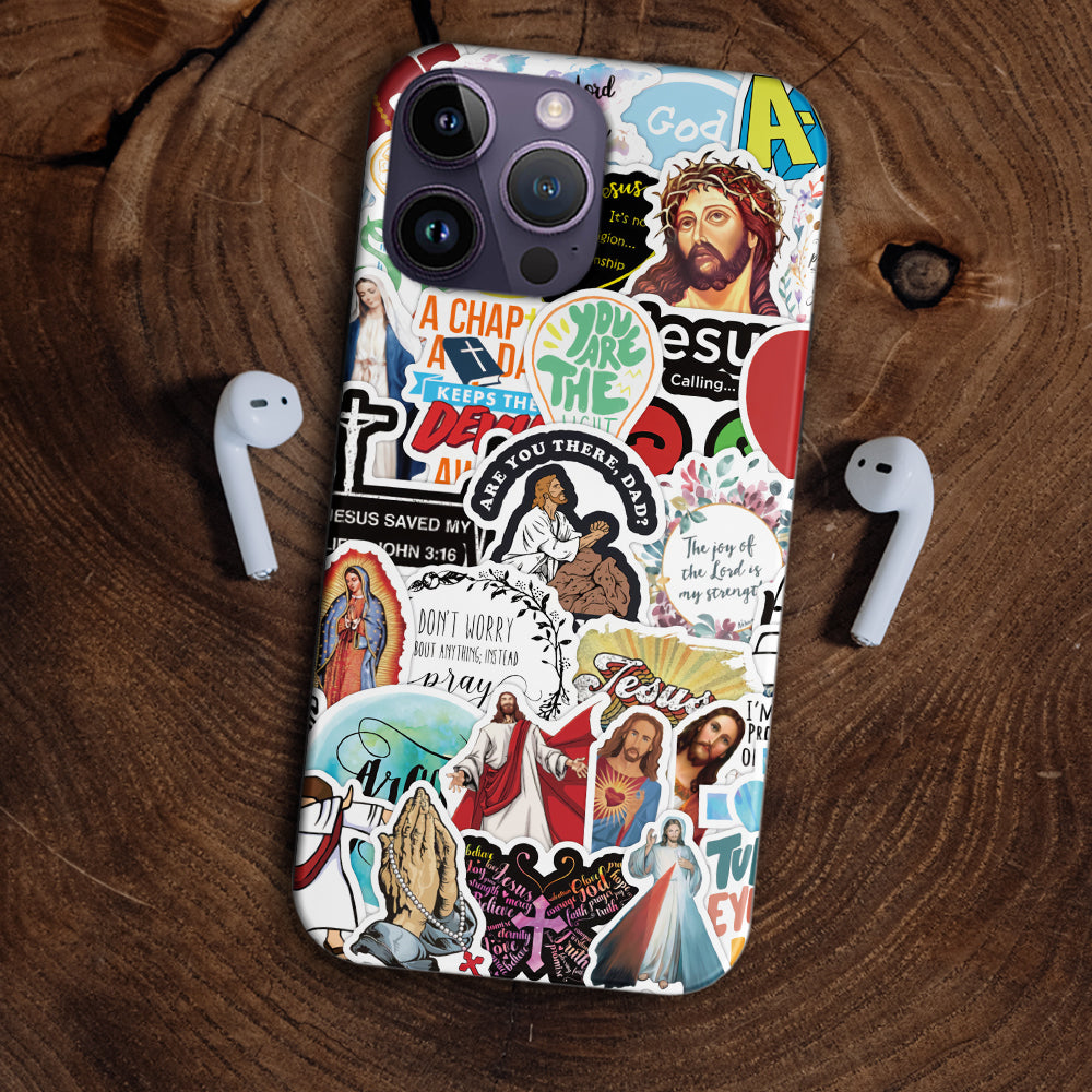 Christianartbag Phone Case, Are You There Dad Sticker Phone Case, Personalized Phone Case, Christian Phone Case, Jesus Phone Case, Bible Verse Phone Case. - Christian Art Bag