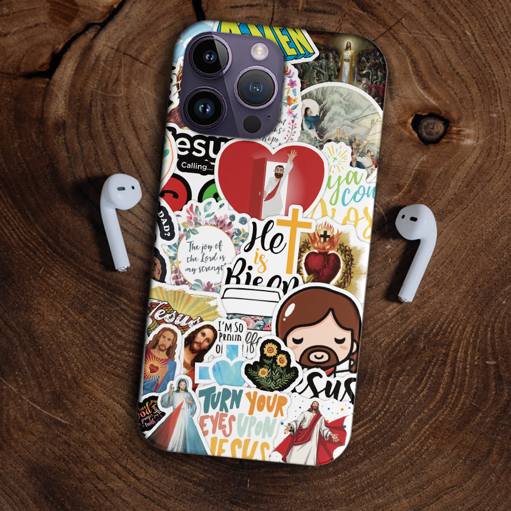 Christianartbag Phone Case, Jesus Calling Sticker Phone Case, Personalized Phone Case, Christian Phone Case, Jesus Phone Case, Bible Verse Phone Case, CABPC15280723