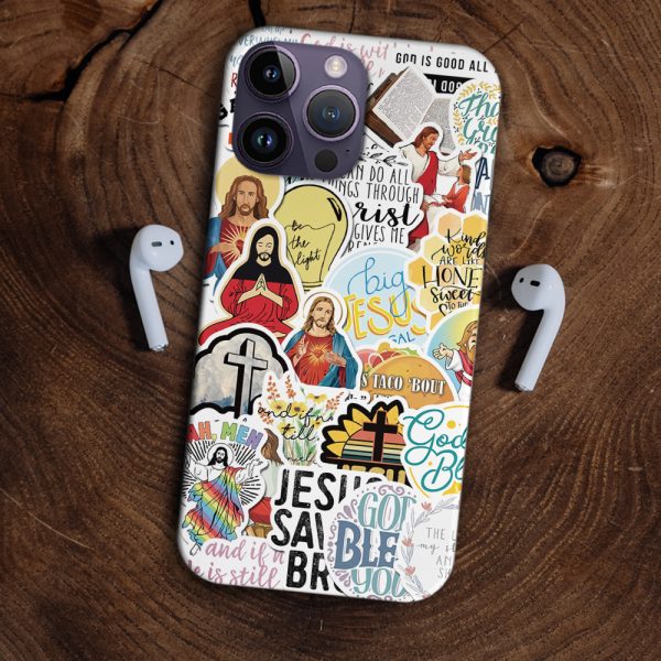 Christianartbag Phone Case, Jesus Taco Bout Sticker Phone Case, Personalized Phone Case, Christian Phone Case, Jesus Phone Case, Bible Verse Phone Case, CABPC19280723