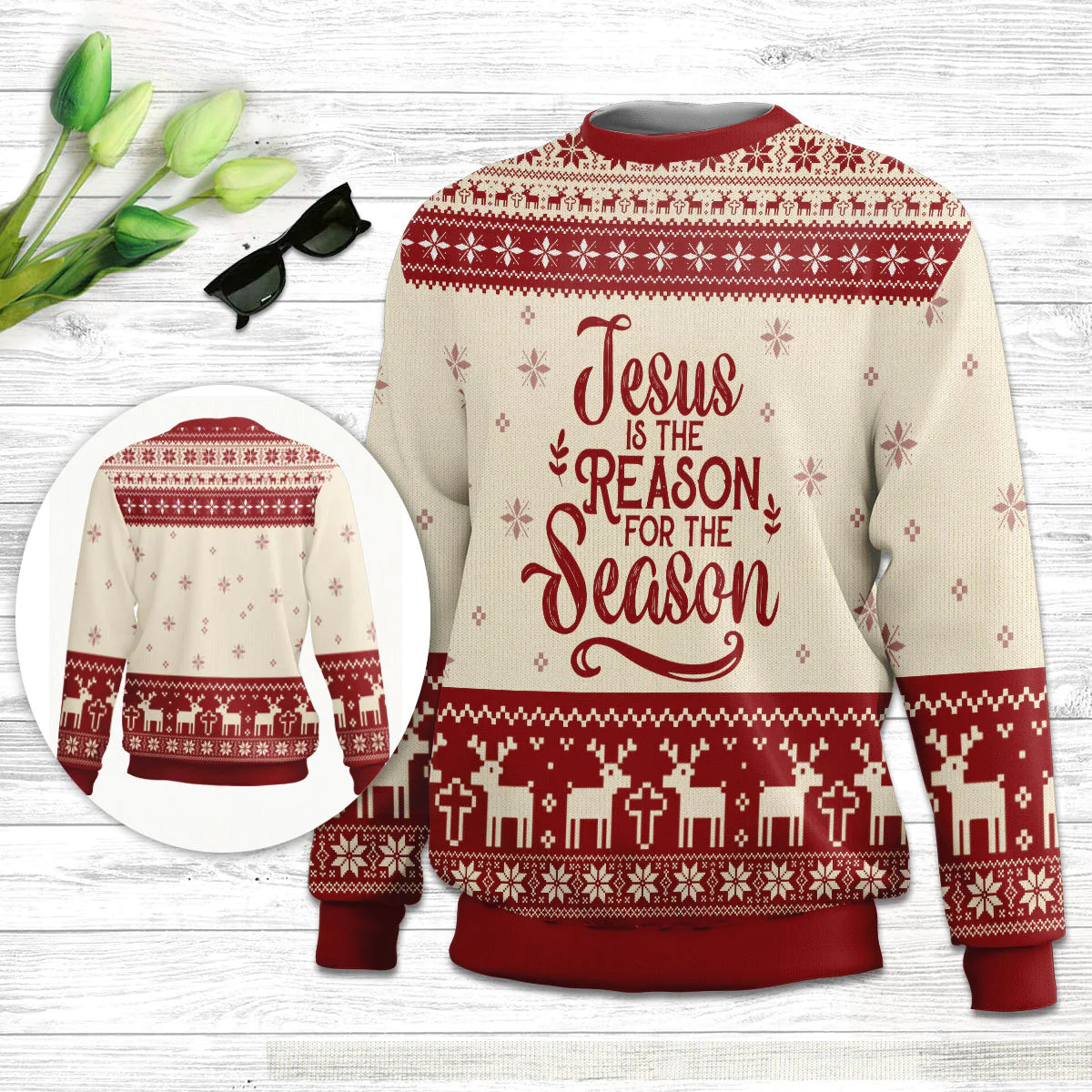 Jesus is the reason 2025 for the season sweater