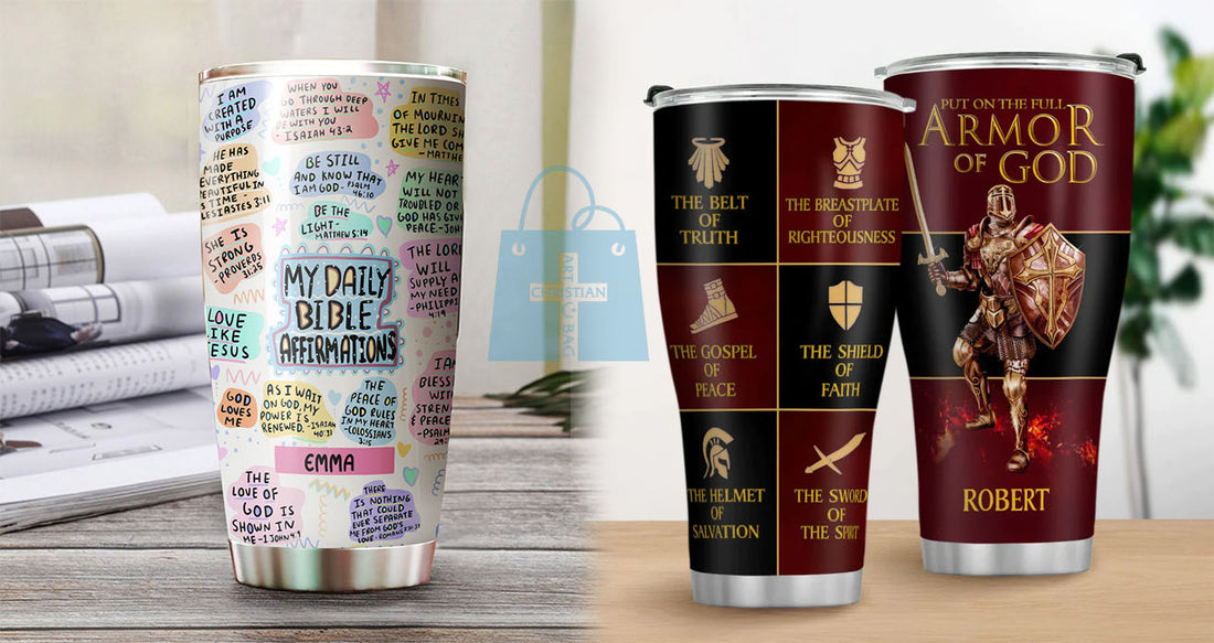 Personalized Tumblers: A Heartfelt Gift from CHRISTIANARTBAG for Your Loved Ones