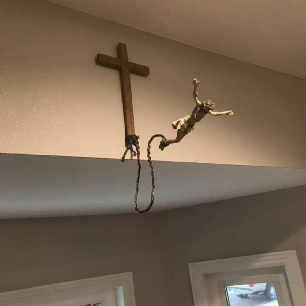 Bungee Jumping Jesus: Adding a Touch of Whimsy to Your Decor with The Original BunJesus