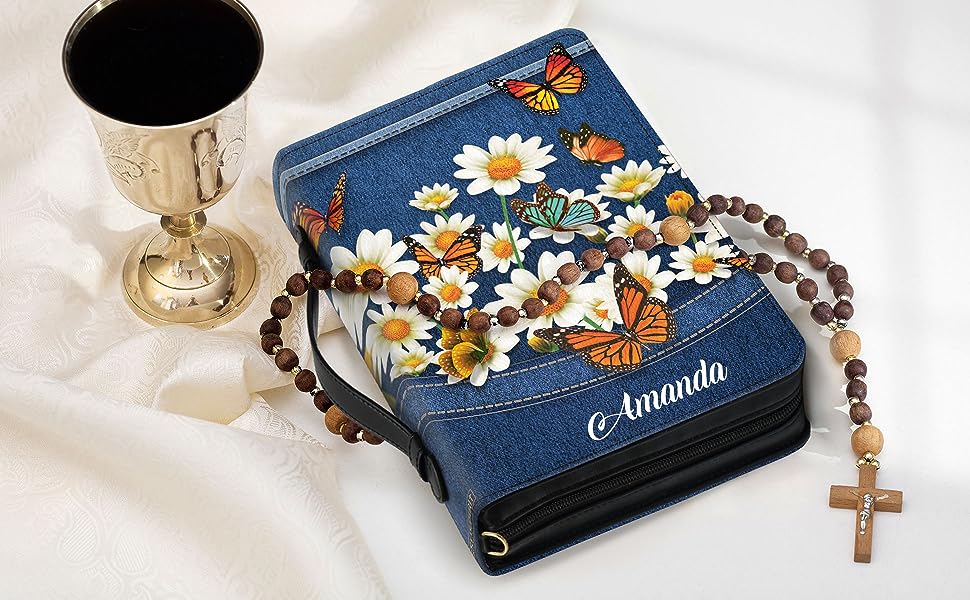 Elevate Your Bible with Style: The Beauty of a Personalized Bible Cover from CHRISTIANARTBAG