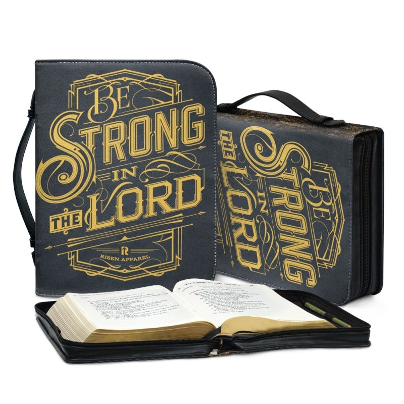 CHRISTIANARTBAG Bible Covers - Be Strong In The Lord Bible-Cover - CABBBCV01080524.