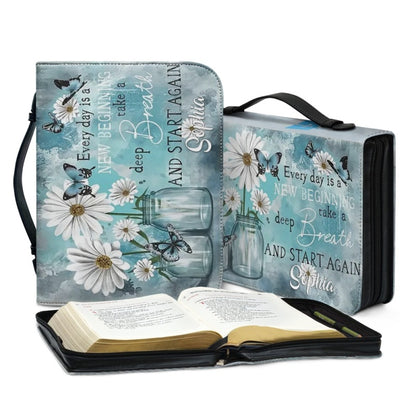 Christianartbag Bible Cover, He Will Cover You With His Bible Cover, Personalized Bible Cover, Bible Cover For Women, Christian Gifts, CAB05151023. - Christian Art Bag