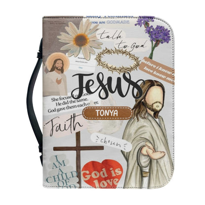 Christianartbag Bible Cover, My Bible Affirmations Personalized Bible Cover, Personalized Bible Cover, Purple Bible Cover, Christmas Gift, CABBBCV02160923. - Christian Art Bag