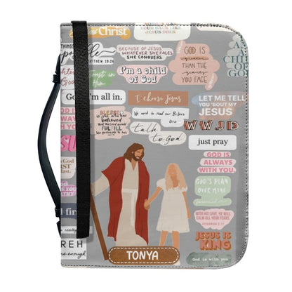 Christianartbag Bible Cover, My Bible Affirmations Personalized Bible Cover, Personalized Bible Cover, Purple Bible Cover, Christmas Gift, CABBBCV01160923. - Christian Art Bag