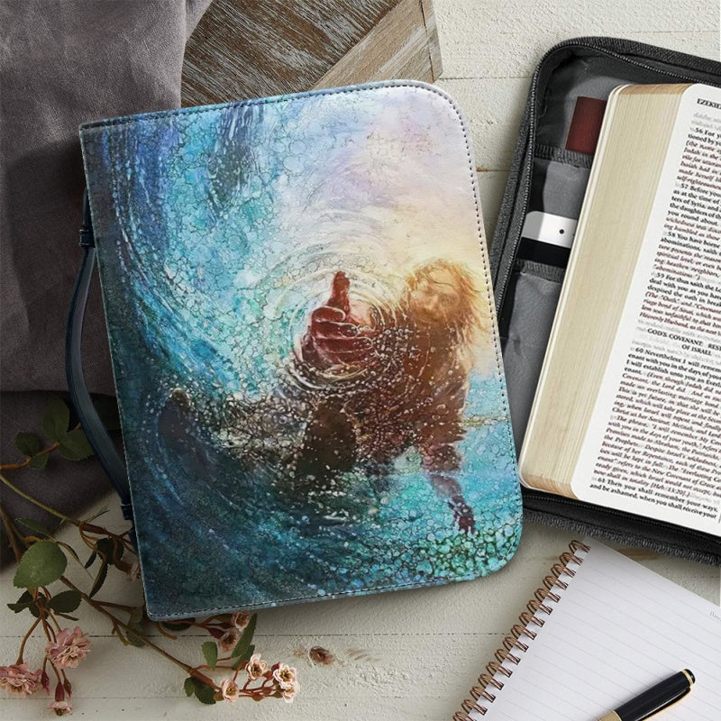 Christianartbag Bible Cover, Be Still And Know That I Am God Personalized Bible Cover, Personalized Bible Cover, Purple Bible Cover, Christmas Gift, CABBBCV01260923. - Christian Art Bag