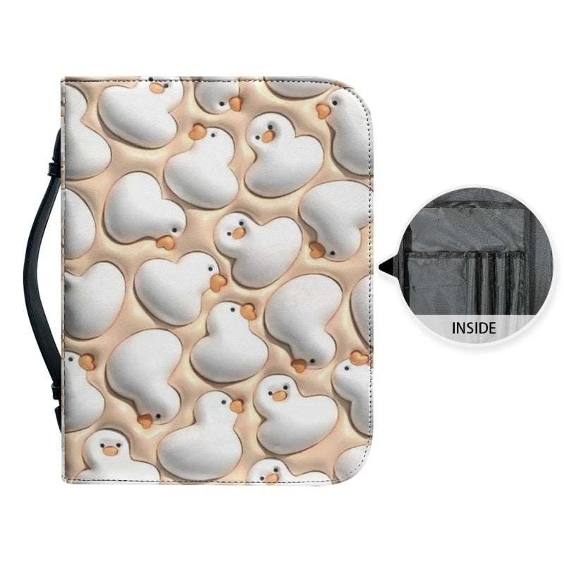 CHRISTIANARTBAG Bible Covers - Cute 3D Yellow Duck Bible Cover - CABBBCV05080624