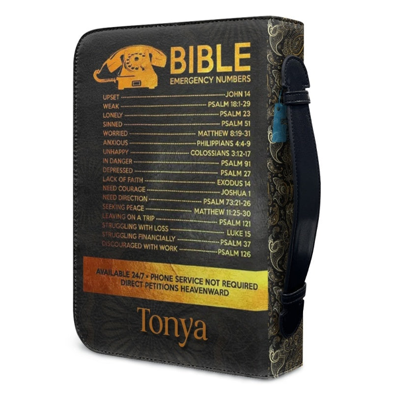 Christianartbag Bible Cover, You Can't Break A Women Bible Cover, Personalized Bible Cover, Bible Emergency Numbers, Christian Gifts, CAB02221023. - Christian Art Bag