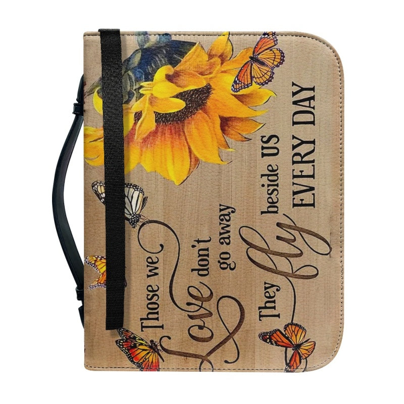 Christianartbag Bible Cover, Sunflower Bible Cover, Personalized Bible Cover, Butterfly Bible Cover, Christian Gifts, CAB06021123. - Christian Art Bag