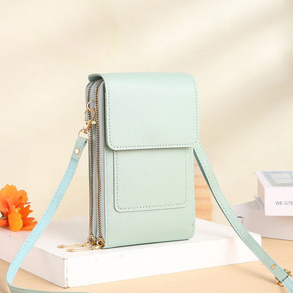 HPSP Personalized Touch Screen Phone Bag Crossbody Bags Women RFID Multifunctional Shoulder Wallet Mini Women's Bag Mobile Wallet Card Holder New - Christian Art Bag