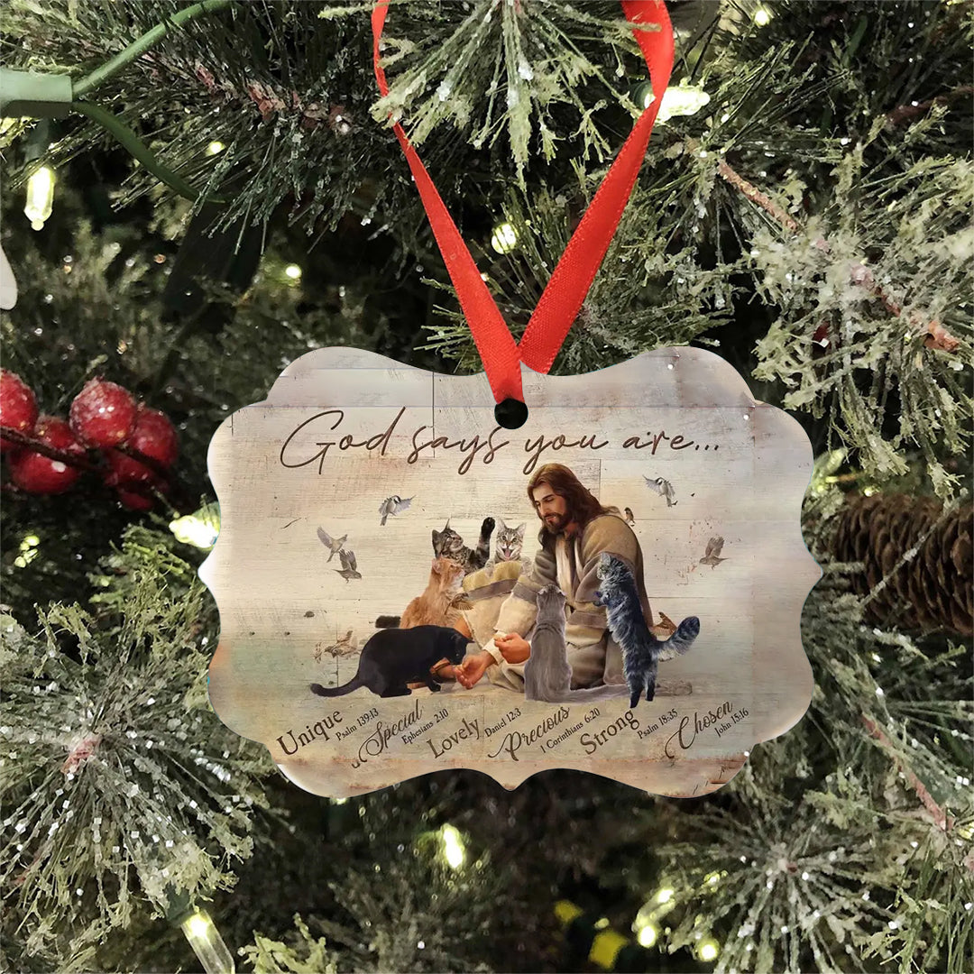 Christianartbag Ornament, Surrounded By Your Glory, Christmas Ornament, Christmas Gift, Personalized Ornament, CABOM01301023 - Christian Art Bag