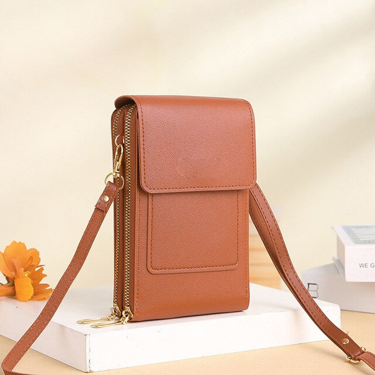 HPSP Personalized Touch Screen Phone Bag Crossbody Bags Women RFID Multifunctional Shoulder Wallet Mini Women's Bag Mobile Wallet Card Holder New - Christian Art Bag