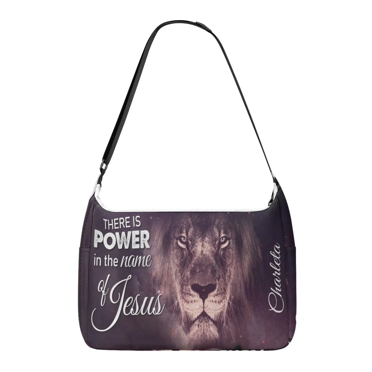 HPSP Checkbook Cover, PU Card Bag, There Is Power In The Name Of Jesus, Special Personalized - Christian Art Bag