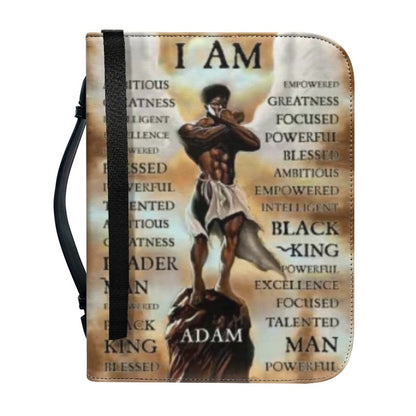 Customizable "I AM" Bible Cover - Personalized Religious Gift - CHRISTIANARTBAG
