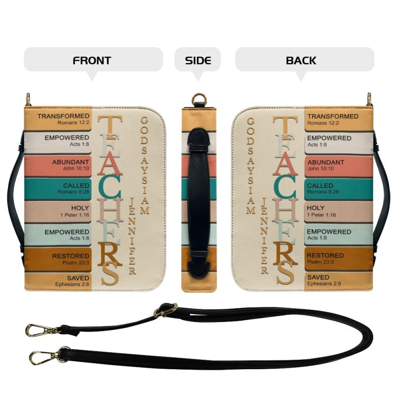 CHRISTIANARTBAG Bible Cover - Empower Your Work with a Customized Bible Cover - Personalized Bible Cover, CABBBCV01140824.