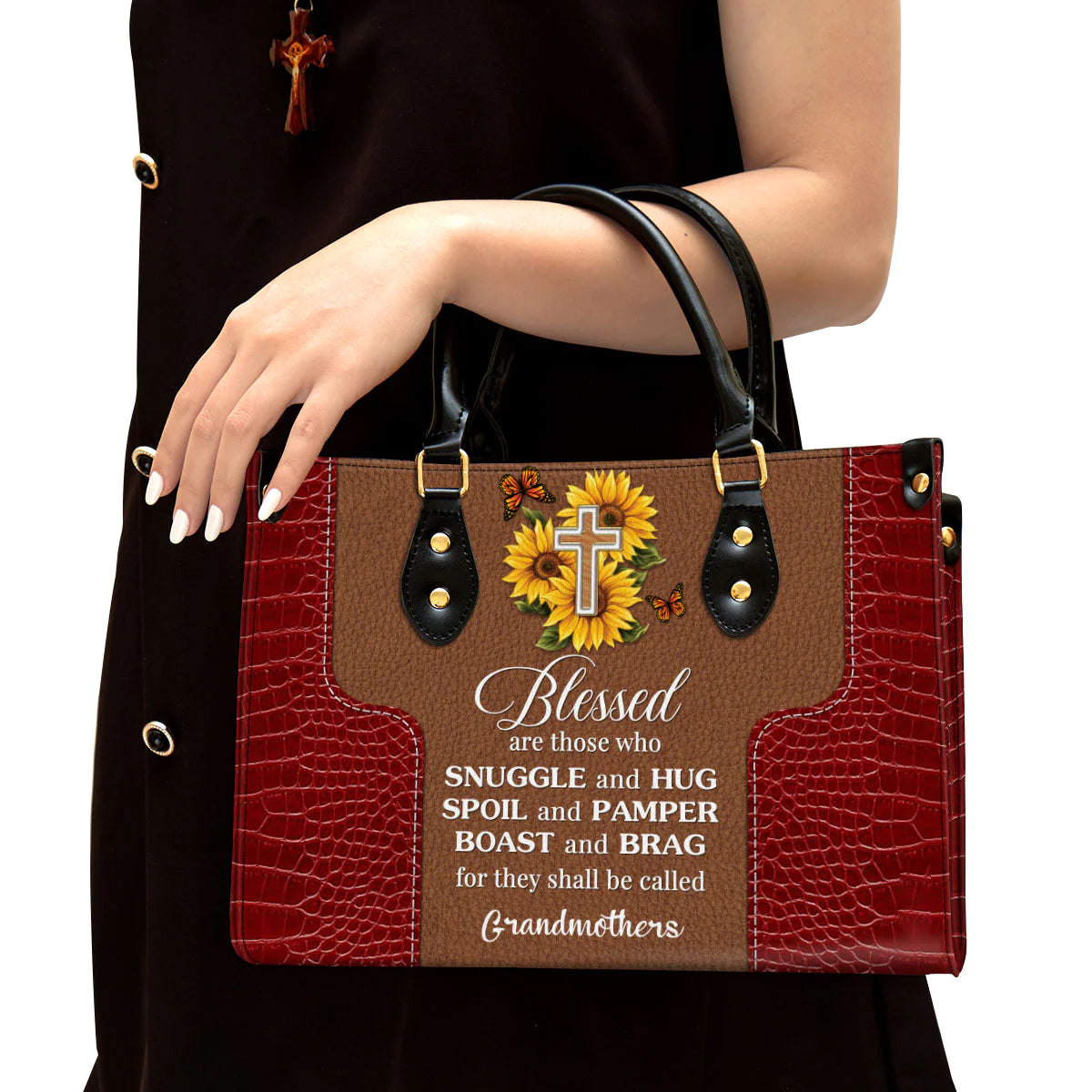 Christianart Designer Handbags, Blessed Are Those Who Spoil And Pamper, Personalized Gifts, Gifts for Women, Christmas Gift. - Christian Art Bag