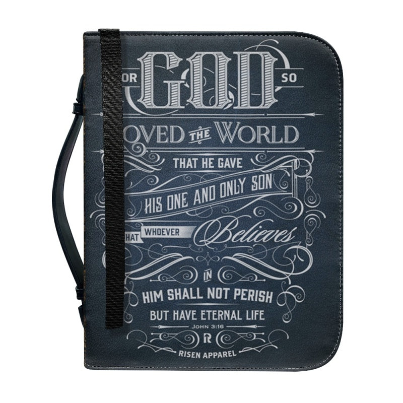 CHRISTIANARTBAG Bible Covers - For God So Loved The World Bible-Cover - CABBBCV06080524.