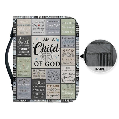 CHRISTIANARTBAG Bible Cover - I Am Child Of GOD - Personalized Bible Cover, CABBBCV07120824.