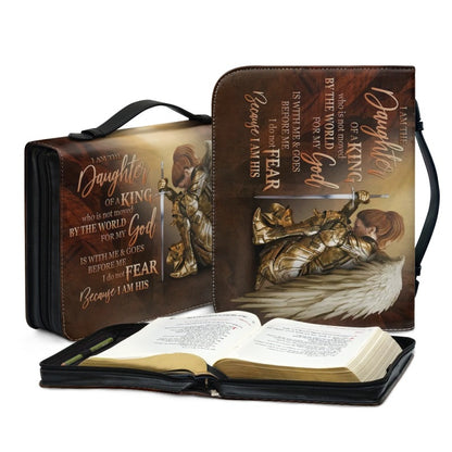 CHRISTIANARTBAG Bible Cover - Customized Warrior of Faith Bible Cover - Daughter Of The King - CABBBCV01170324.