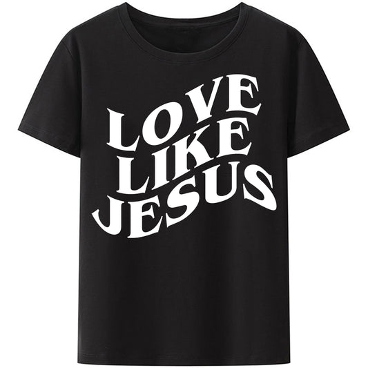 Christianartbag Funny T-Shirt, Christian Art Shirt, Love Like Jesus T-Shirt, Jesus T-Shirt, Unisex T-Shirt. - Christian Art Bag
