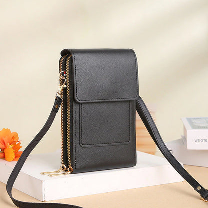 HPSP Personalized Touch Screen Phone Bag Crossbody Bags Women RFID Multifunctional Shoulder Wallet Mini Women's Bag Mobile Wallet Card Holder New - Christian Art Bag