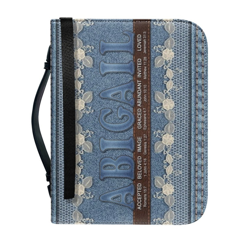 CHRISTIANARTBAG Bible Cover - Uncover the sacred meaning of your name - Custom Name, Verse, Design - Personalized Bible Cover, CABBBCV01261024.