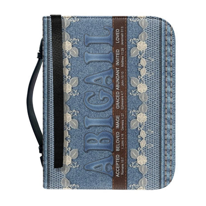 CHRISTIANARTBAG Bible Cover - Uncover the sacred meaning of your name - Custom Name, Verse, Design - Personalized Bible Cover, CABBBCV01261024.