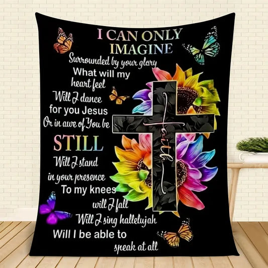 Christianart Blanket, I Can Only Imagine Blanket, Christian Blanket, Ideal Birthday and Holiday Gift for Boys, Girls, and Adults - Available All Season.CABBK01201123. - Christian Art Bag
