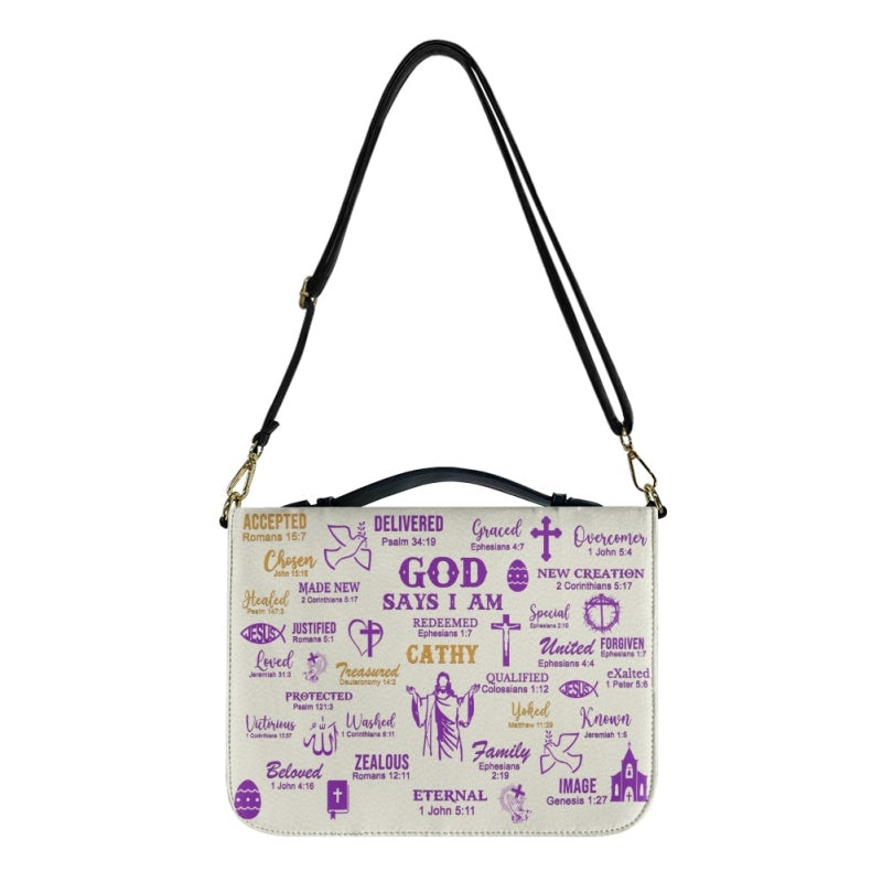 CHRISTIANARTBAG Bible Cover - Uncover the sacred meaning of your name - Personalized Bible Cover, CABBBCV0129924.