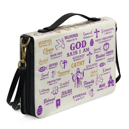 CHRISTIANARTBAG Bible Cover - Uncover the sacred meaning of your name - Personalized Bible Cover, CABBBCV0129924.