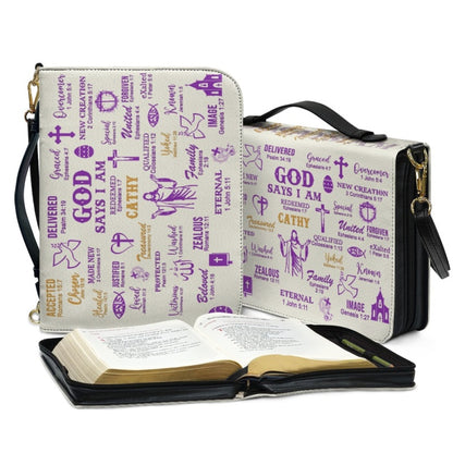 CHRISTIANARTBAG Bible Cover - Uncover the sacred meaning of your name - Personalized Bible Cover, CABBBCV0129924.