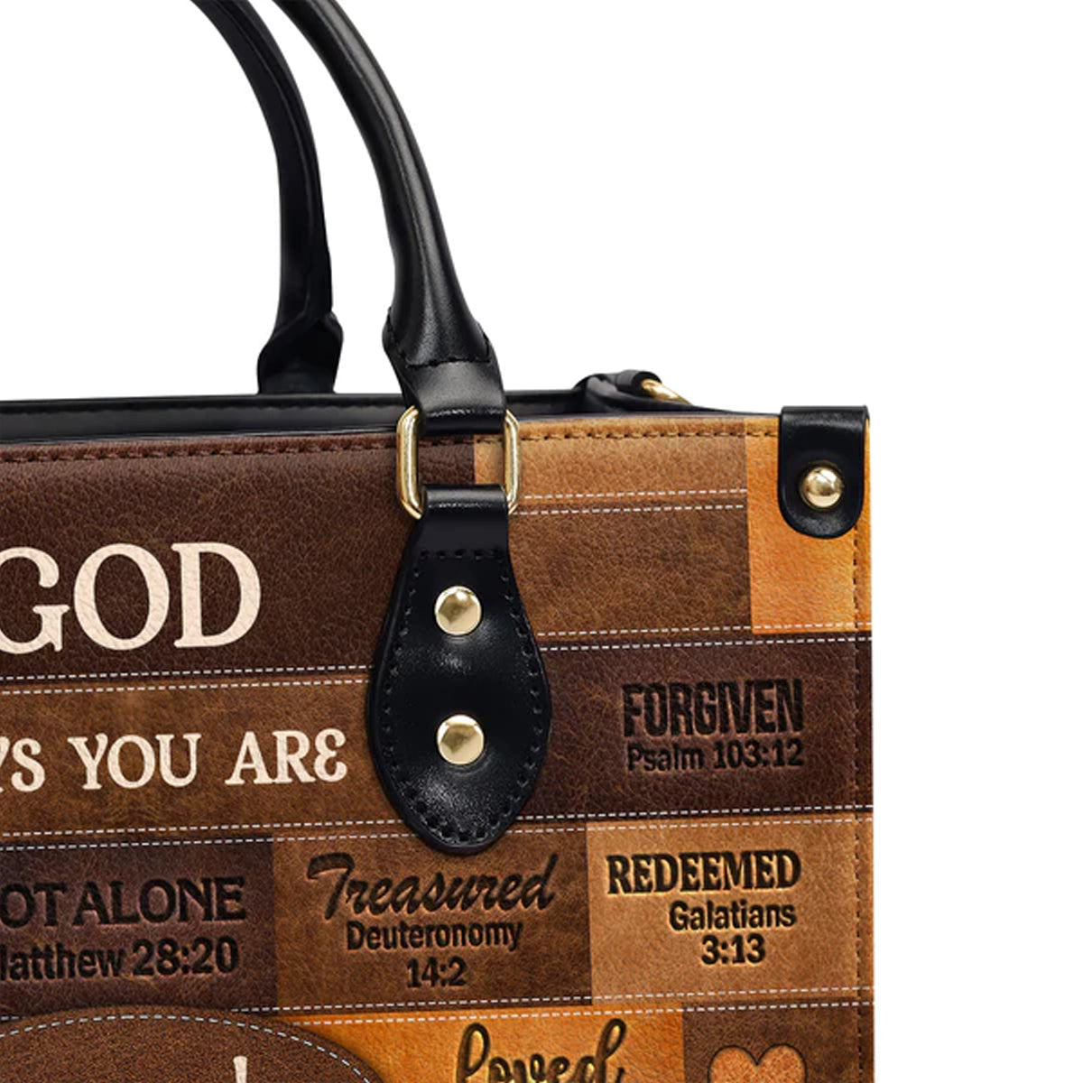 Christianartbag Handbags, God Says You Are Leather Bags, Personalized Bags, Gifts for Women, Christmas Gift, CABLTB01040823. - Christian Art Bag