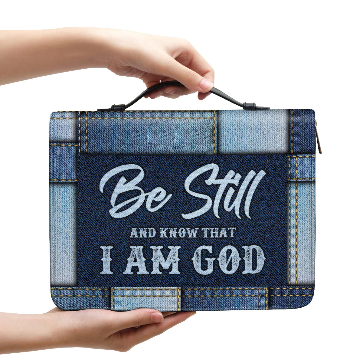 Christianart Bible Cover, Be Still And Know That I Am God, Personalized Gifts for Pastor, Gifts For Women, Gifts For Men. - Christian Art Bag