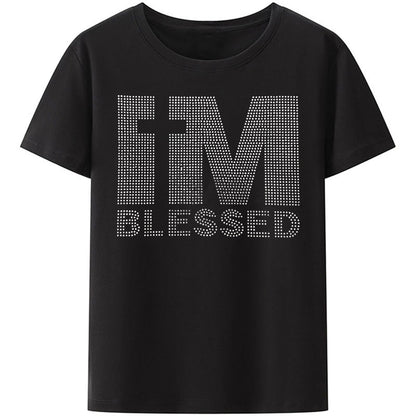 Christianartbag Funny T-Shirt, I'm Blessed, Cross Tee, Christ Wing Shirt, Christian humor, Funny religious shirts, Unisex T-shirt. - Christian Art Bag