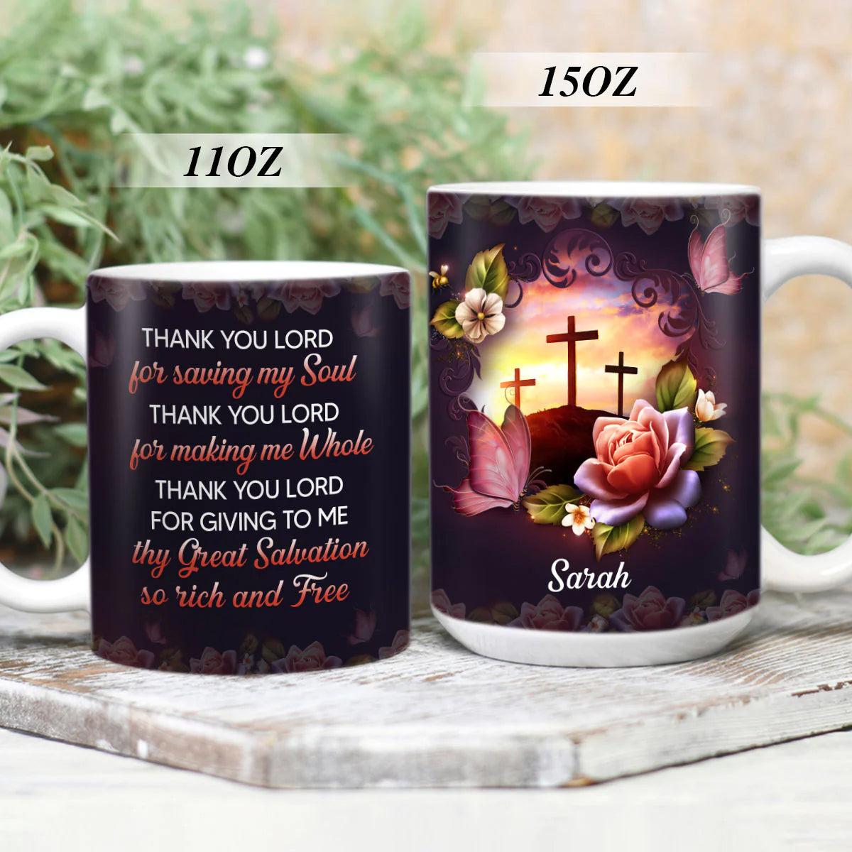 Christianartbag Drinkware, Thank You Lord For Making Me Whole, Personalized Mug, Tumbler, Personalized Gift. - Christian Art Bag