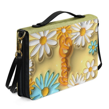 CHRISTIANARTBAG Bible Covers - 3D Flower Daisy Bible Cover - CABBBCV02080624