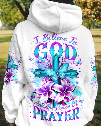 Christianartbag 3D T-Shirt For Women, I Believe In God Women's All Over Print Shirt, Christian Shirt, Faithful Fashion, 3D Printed Shirts for Christian Women, CABDS06261223 - Christian Art Bag