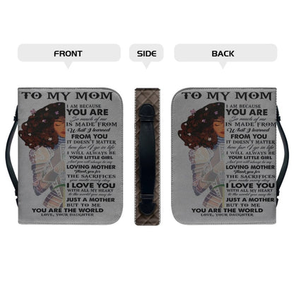 Christianartbag Bible Cover, To My Mom I Love You Warrior Bible Cover, Personalized Bible Cover, Mom Bible Cover, Mother Days Gifts, CAB05201223. - Christian Art Bag