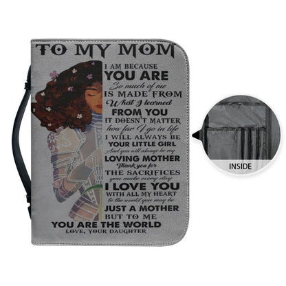 Christianartbag Bible Cover, To My Mom I Love You Warrior Bible Cover, Personalized Bible Cover, Mom Bible Cover, Mother Days Gifts, CAB05201223. - Christian Art Bag